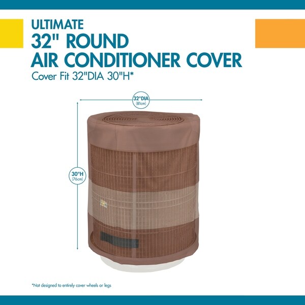 round air conditioner cover