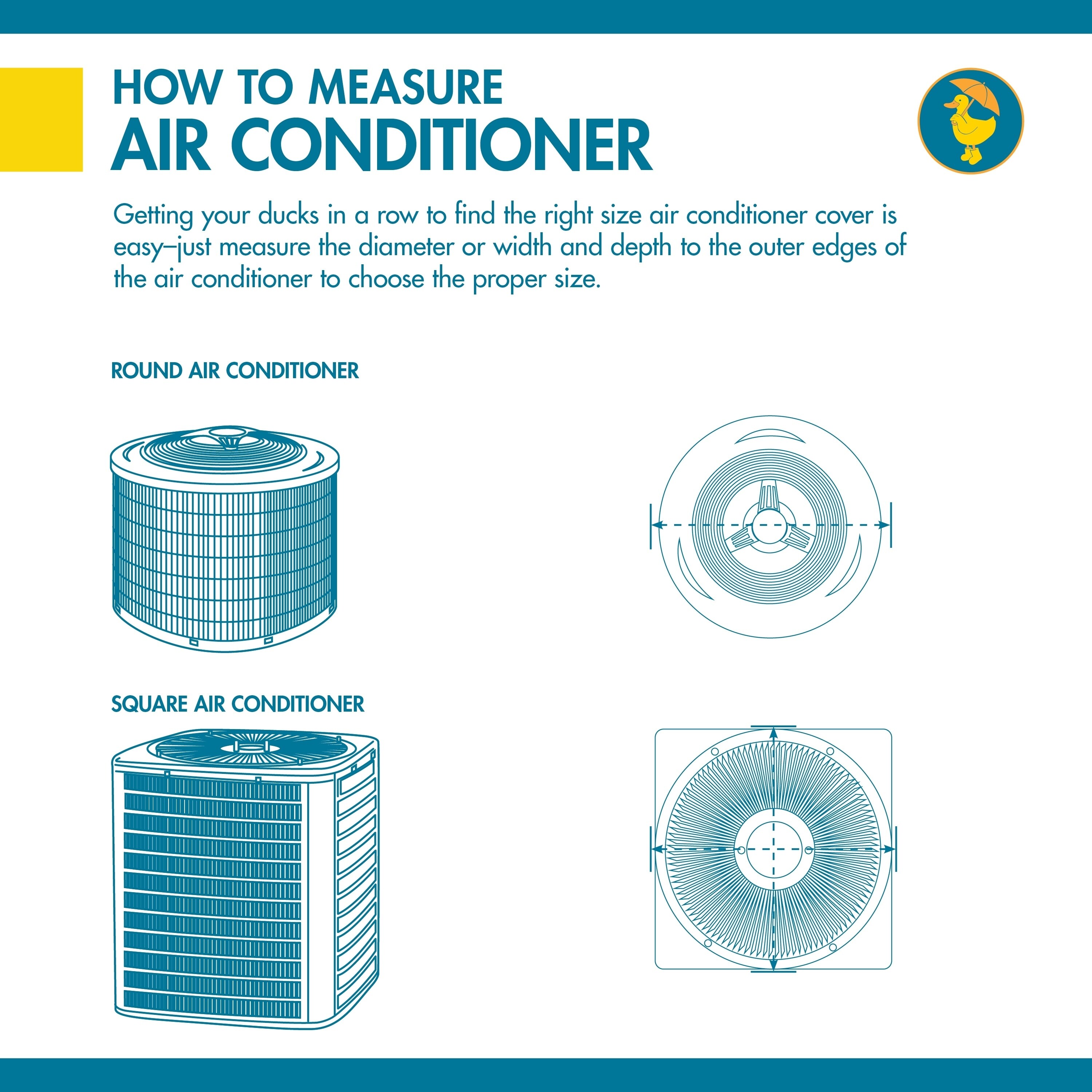 round air conditioner cover