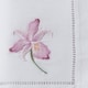 preview thumbnail 3 of 2, Hemstitch Border Cotton Napkins With Fuchsia Embroidery (Set of 6)