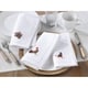 preview thumbnail 4 of 2, Cotton Table Napkins With Embroidered Turkey Design (Set of 6)