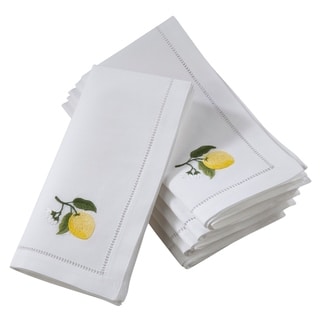 Napkins that Match Block Print Cotton Flowering Vine Tablecloth Collection