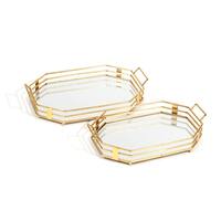 Tavina Mirrored Trays, S2
