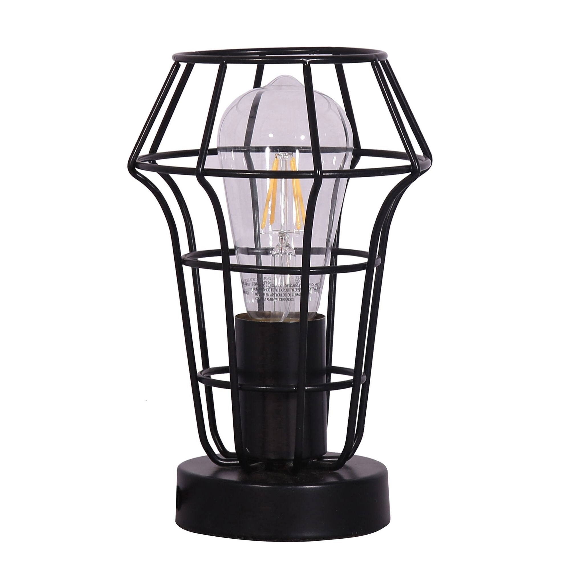 industrial metal table lamp