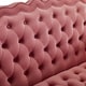 preview thumbnail 4 of 18, Gracewood Hollow Sahakduk Button-tufted Velvet Loveseat Settee