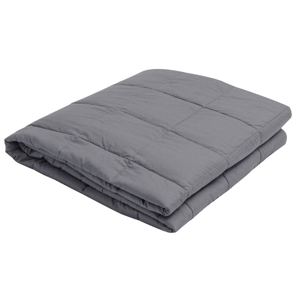 Puredown Weighted Blanket in Dark Grey 10 LB (As Is Item) - Overstock