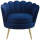 preview thumbnail 8 of 14, Silver Orchid Gruning Velvet Accent Armchair