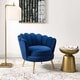 preview thumbnail 9 of 14, Silver Orchid Gruning Velvet Accent Armchair