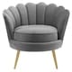 preview thumbnail 4 of 14, Silver Orchid Gruning Velvet Accent Armchair