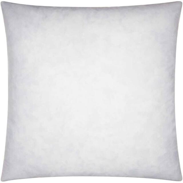 Nourison White Down-filled Cotton Pillow Insert - 20" x 20" - White