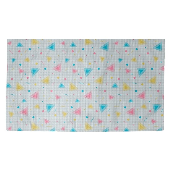 Katelyn Elizabeth Multicolor 90's Retro Pattern Dobby Rug