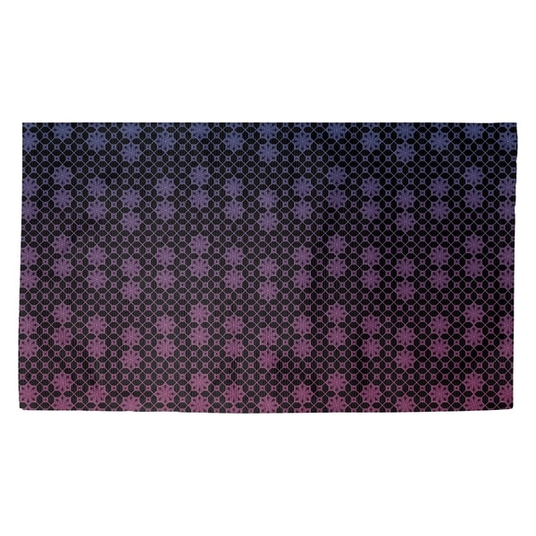 Katelyn Elizabeth Blue & Pink Lattice Dobby Rug