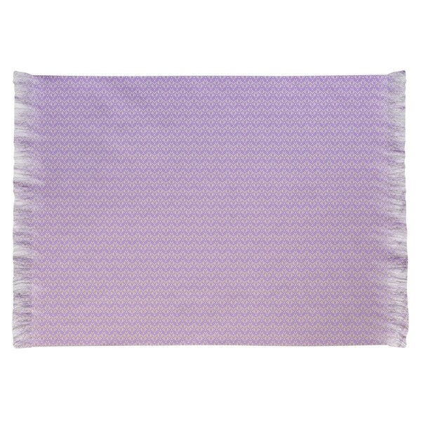 Katelyn Elizabeth Purple & Yellow Ombre Art Deco Chenille Rug
