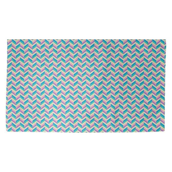 Katelyn Elizabeth Pastel Chevrons Dobby Rug