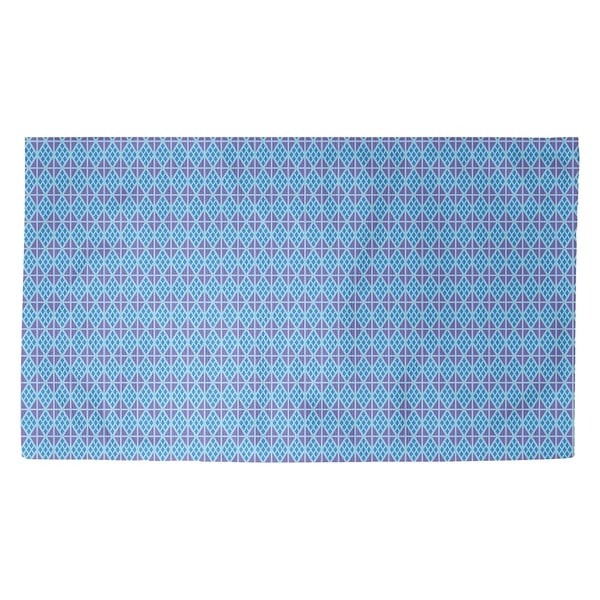 Katelyn Elizabeth Blue & Purple Diamonds Dobby Rug