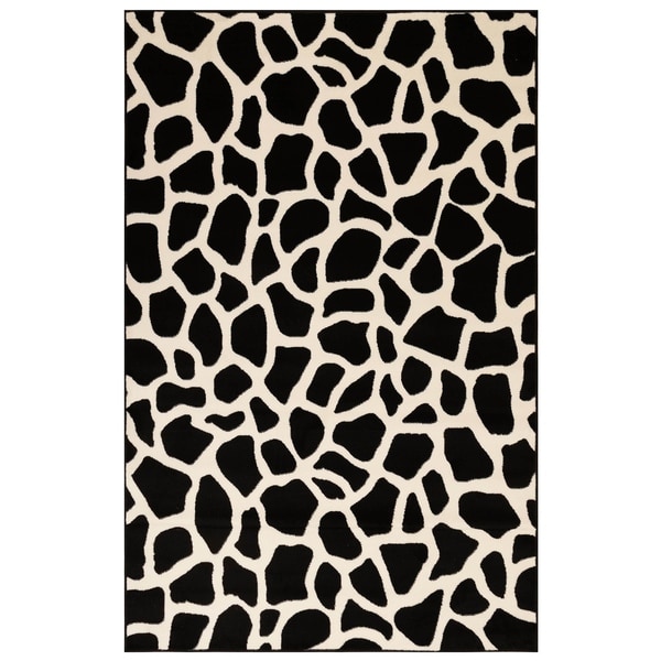 Liora Manne Cobblestone Indoor Rug Black