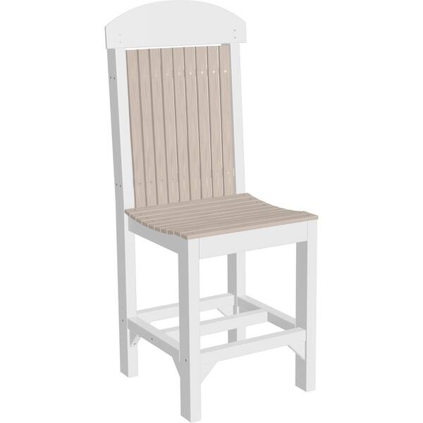 Shop Set Of 2 Poly Outdoor Highback Dining Chairs In Woodgrain Colors Overstock 27321237