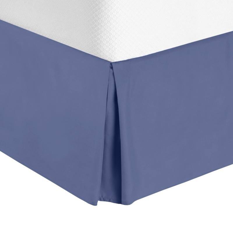 Nestl Luxury Pleated Queen Size Bed Skirt - 14" Drop