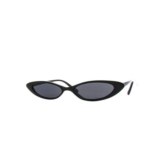 Shop Retro Slim Cat Eye Color Frame Sunglasses Overstock 27322099