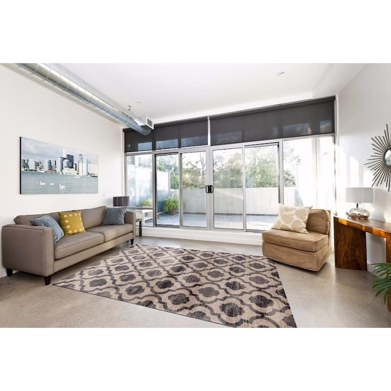 1672 Gray 8 x 10 Area Rug - 7'10" x 10'