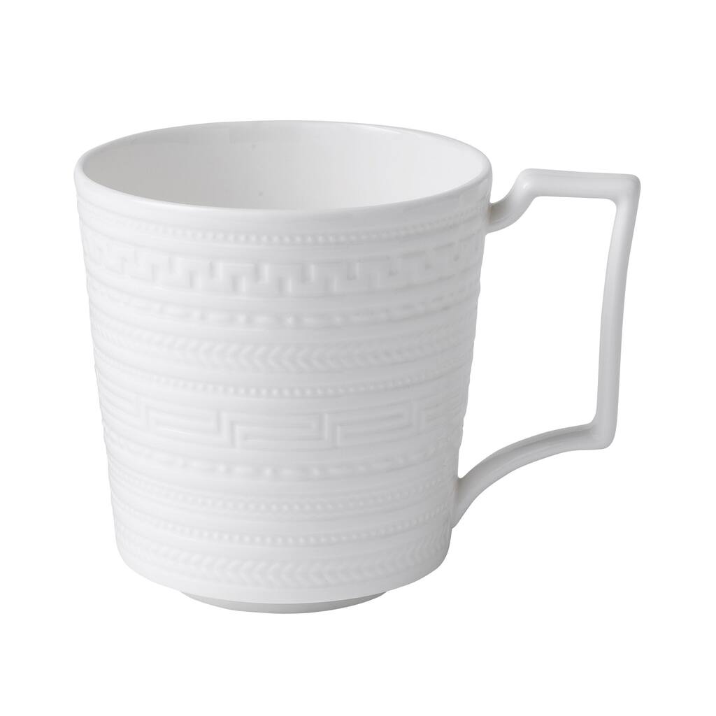 Wedgwood White Glaze Intaglio Fine Bone China Mug