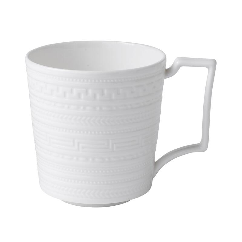 Wedgwood White Glaze Intaglio Fine Bone China Mug