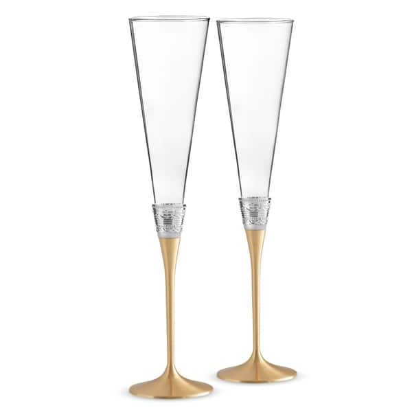 Crystalline Toasting Flutes (Set of 2)