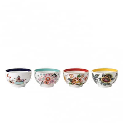 Wedgwood Wonderlust Fine Bone China Tea Bowls (Set of 4)