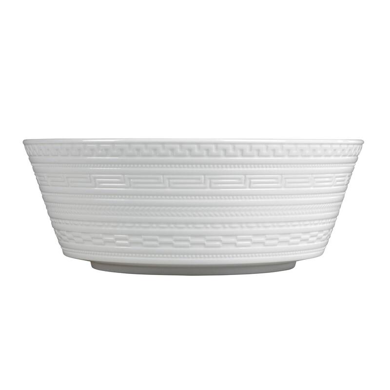 Wedgwood White Glaze 8-inch Intaglio Fine Bone China Medium Serving Bowl