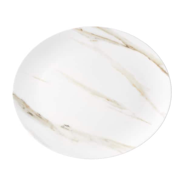 slide 1 of 1, Vera Wang Venato Imperial 13.75-inch Fine Bone China Oval Platter