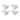 Wedgwood Gio White 4.7-inch Fine Bone China Dip Bowls (Set of 4)
