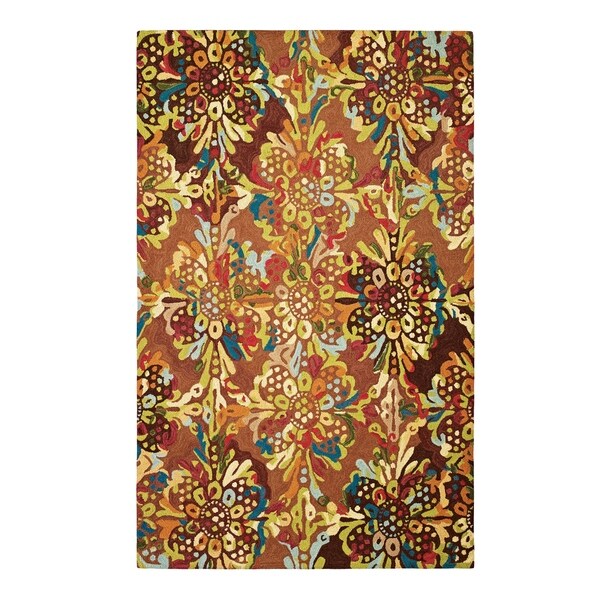 Jackson Handmade Toffee Wool Area Rug - 9' x 13'