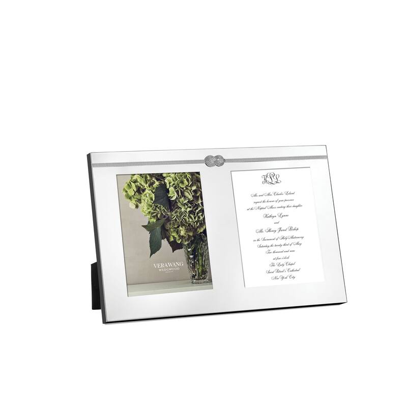 Vera Wang Infinity 5x7 Double Invitation Metal Frame