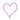 13.5" Pink Heart LED Neon Style Valentine's Day Wall Sign