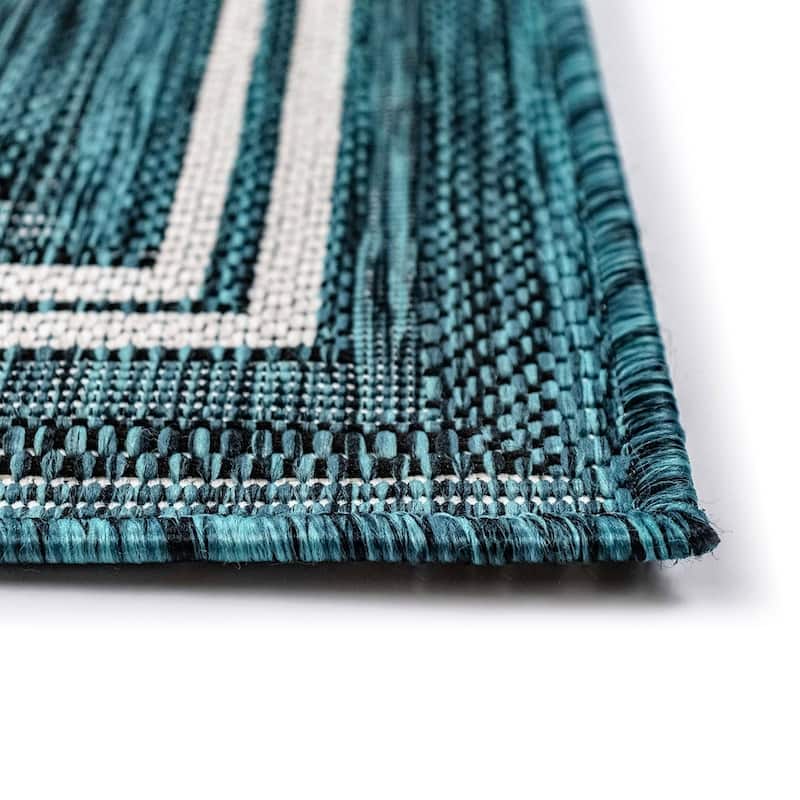 Liora Manne Carmel Multi Border Indoor/ Outdoor Area Rug
