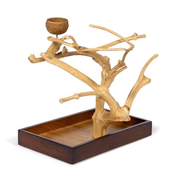 Prevue Pet Products Coffeawood Java Tree Minis Small Table Top Playstand Model On Sale Overstock