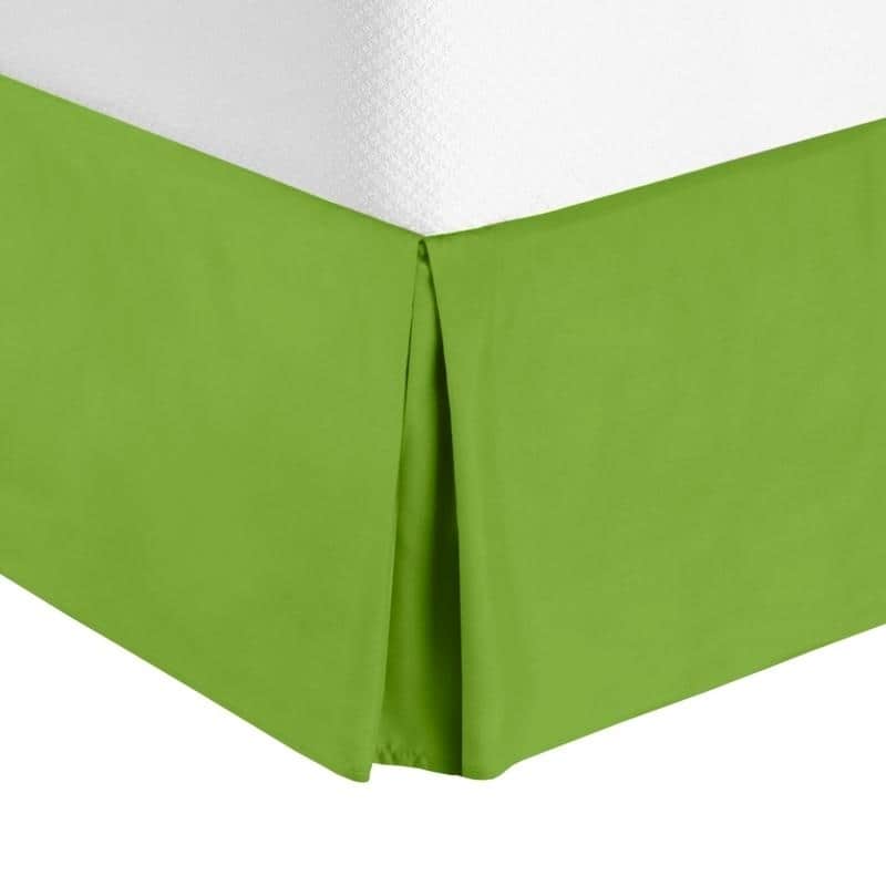 Nestl Luxury Pleated King Size 14 inch Drop Bed Skirt