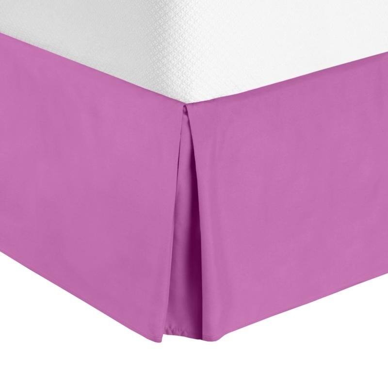 Nestl Luxury Pleated King Size 14 inch Drop Bed Skirt