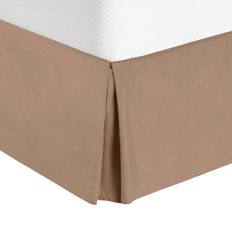 Nestl Luxury Pleated King Size 14 inch Drop Bed Skirt