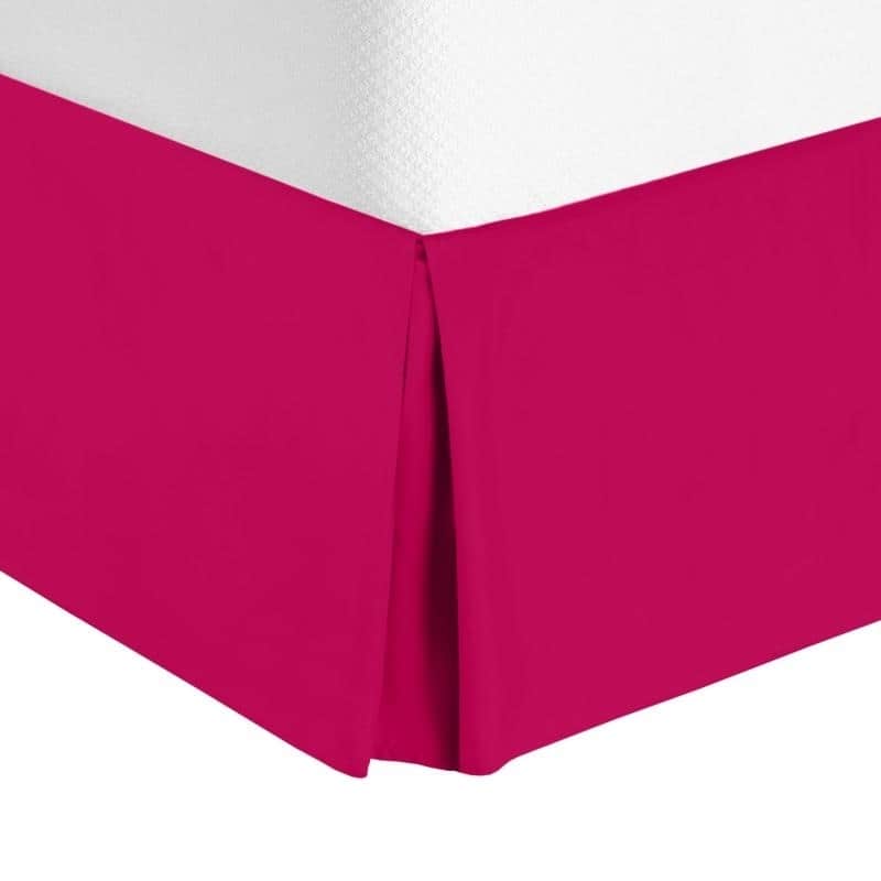 Nestl Luxury Pleated King Size 14 inch Drop Bed Skirt