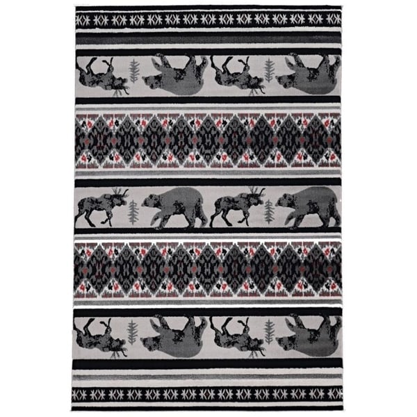 Colorado Carson Grey Area Rug - 2' x 3'