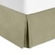 preview thumbnail 35 of 39, Nestl Luxury Pleated Full Size 14 inch Drop Bed Skirt Sage
