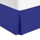 preview thumbnail 33 of 39, Nestl Luxury Pleated Full Size 14 inch Drop Bed Skirt Royal Blue