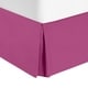 preview thumbnail 25 of 39, Nestl Luxury Pleated Full Size 14 inch Drop Bed Skirt