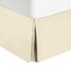 preview thumbnail 4 of 39, Nestl Luxury Pleated Full Size 14 inch Drop Bed Skirt Beige