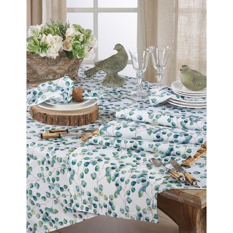 Eucalyptus Leaf Design Napkins (Set of 12)