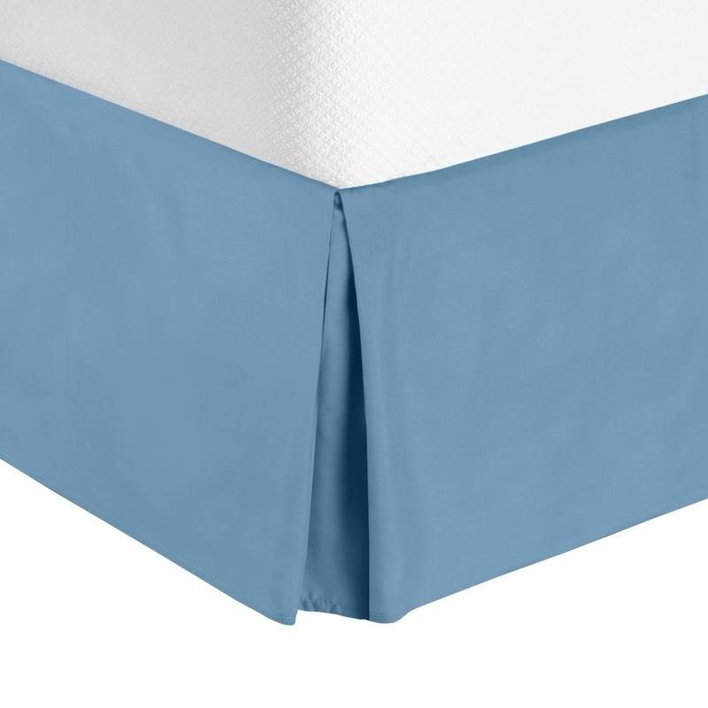 Nestl Luxury Pleated Twin Size 14 inch Drop Bed Skirt
