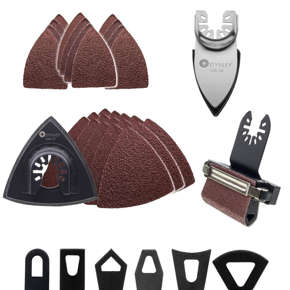 ODYSSEY Oscillating Multitool Sanding Pad Combo Set (45-Piece)