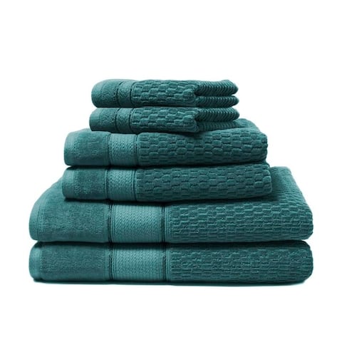 Royale 6-Piece 100-percent Turkish Cotton Bath Towel Set