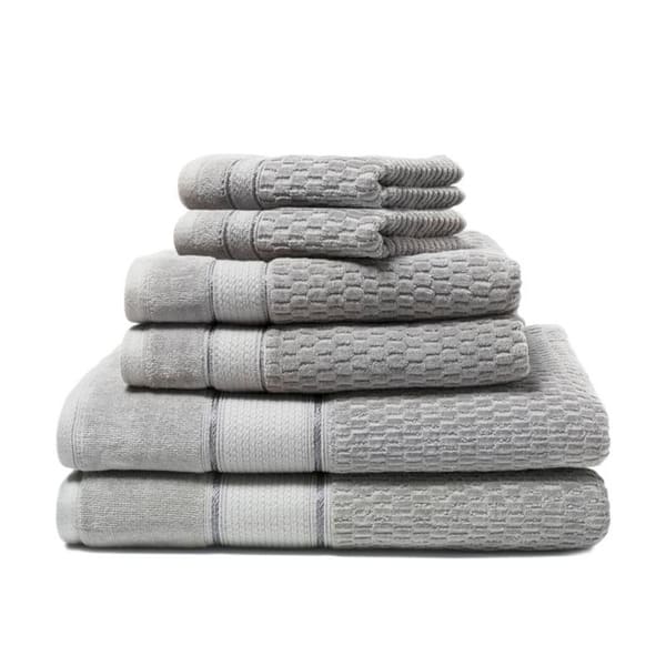 Royale 6 Piece 100 Percent Turkish Cotton Bath Towel Set Overstock 27326558