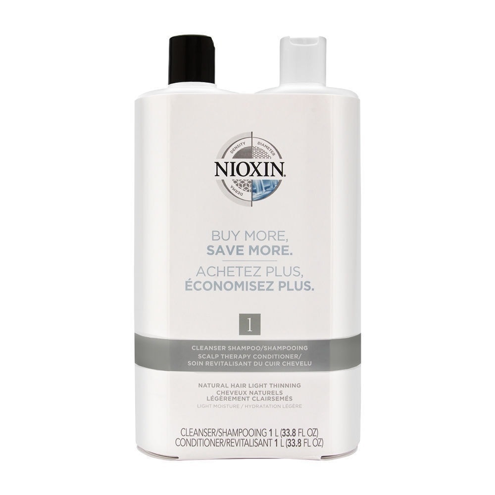 Shop Nioxin System 1 Liter Cleanser Scalp Therapy Duo Free